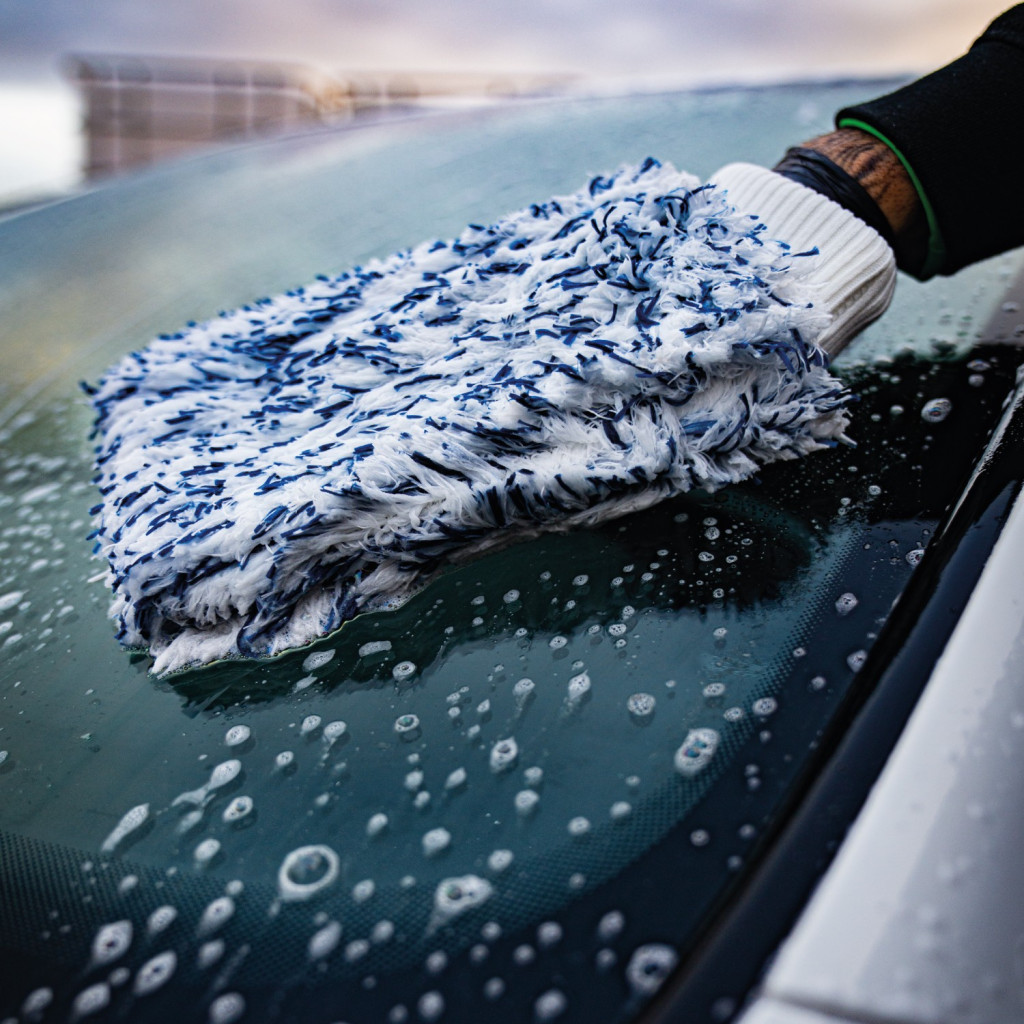 Gant microfibre Shine – Lavage carrosserie sans rayures