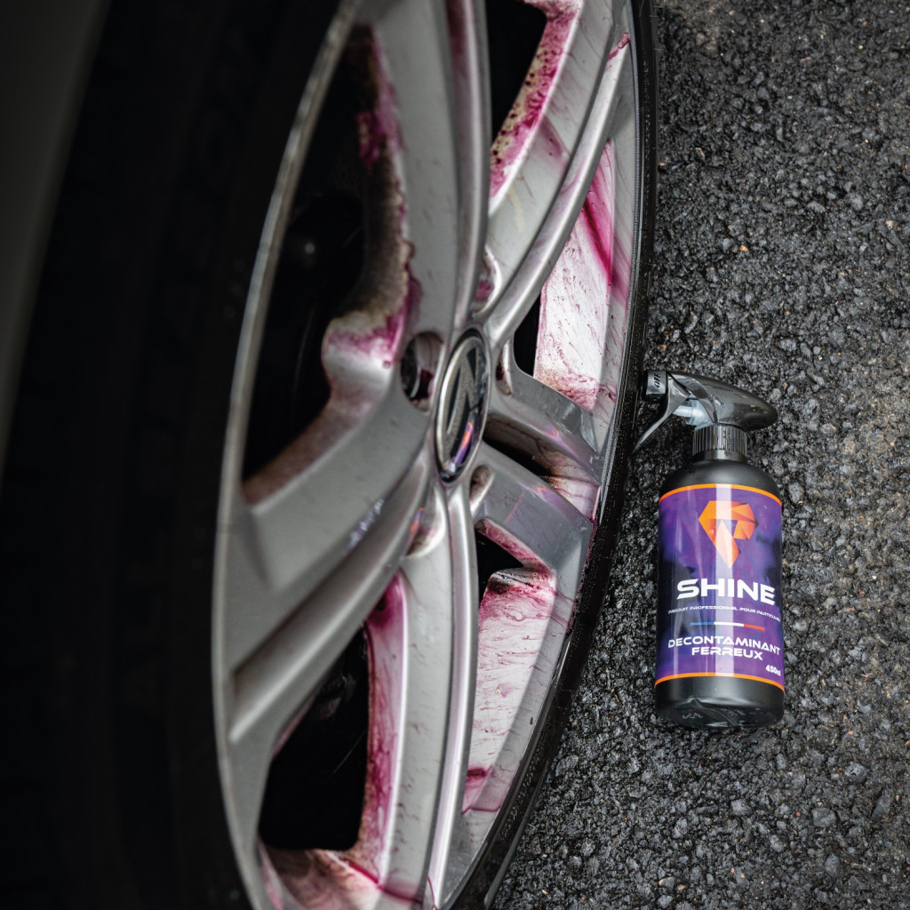 Décontaminant ferreux voiture – Jantes & carrosserie | Shine