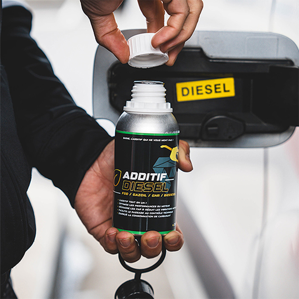 Additif Diesel Shine : Nettoyant Injecteur, FAP & réduit la consommation