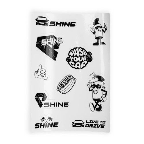 Planche Stickers - Univers SHINE