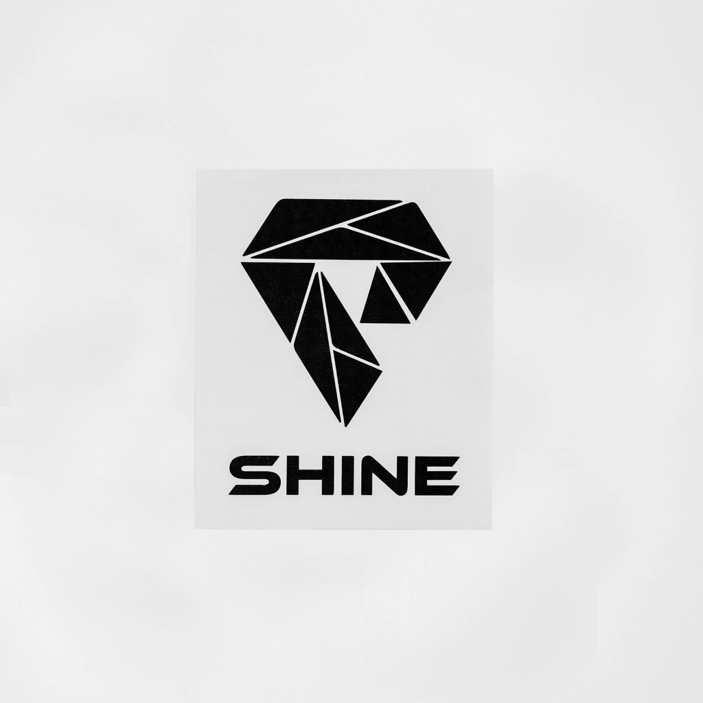 Sticker Logo Officiel SHINE - Noir