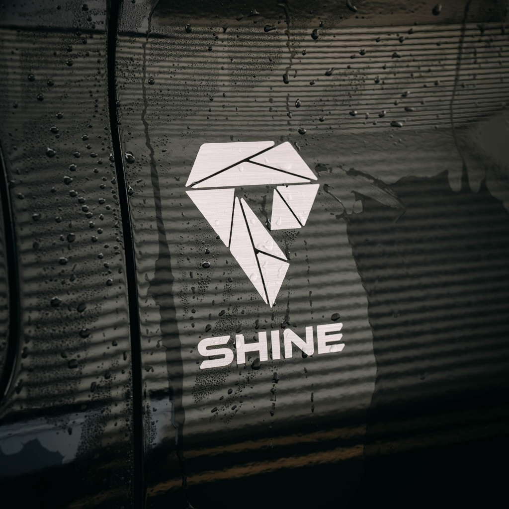 Sticker Logo Officiel SHINE - Argent
