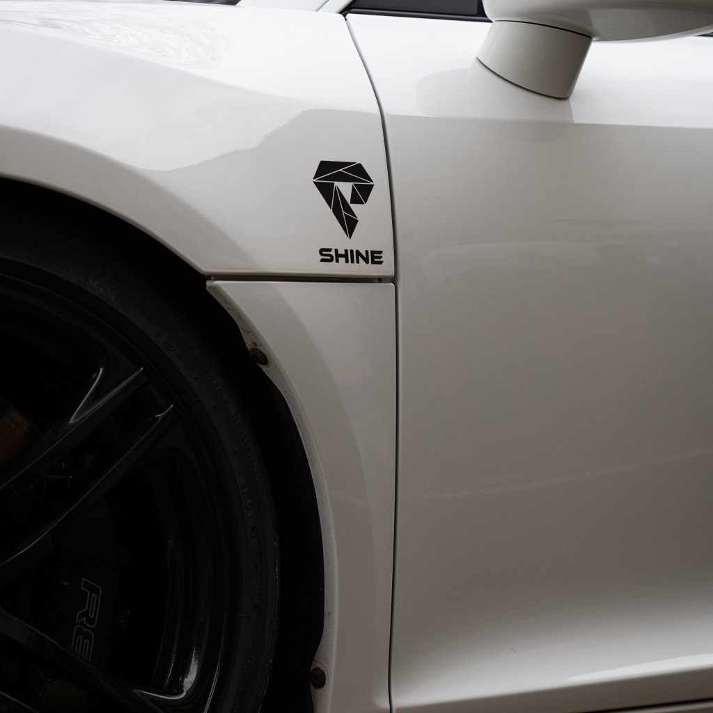 Sticker Logo Officiel SHINE - Noir
