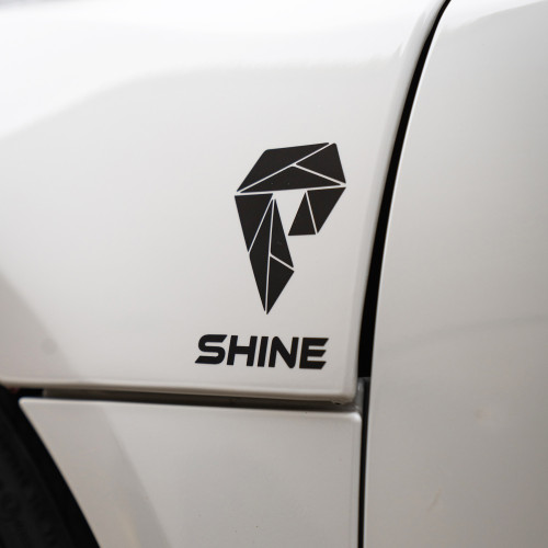 Sticker Logo Officiel SHINE - Noir