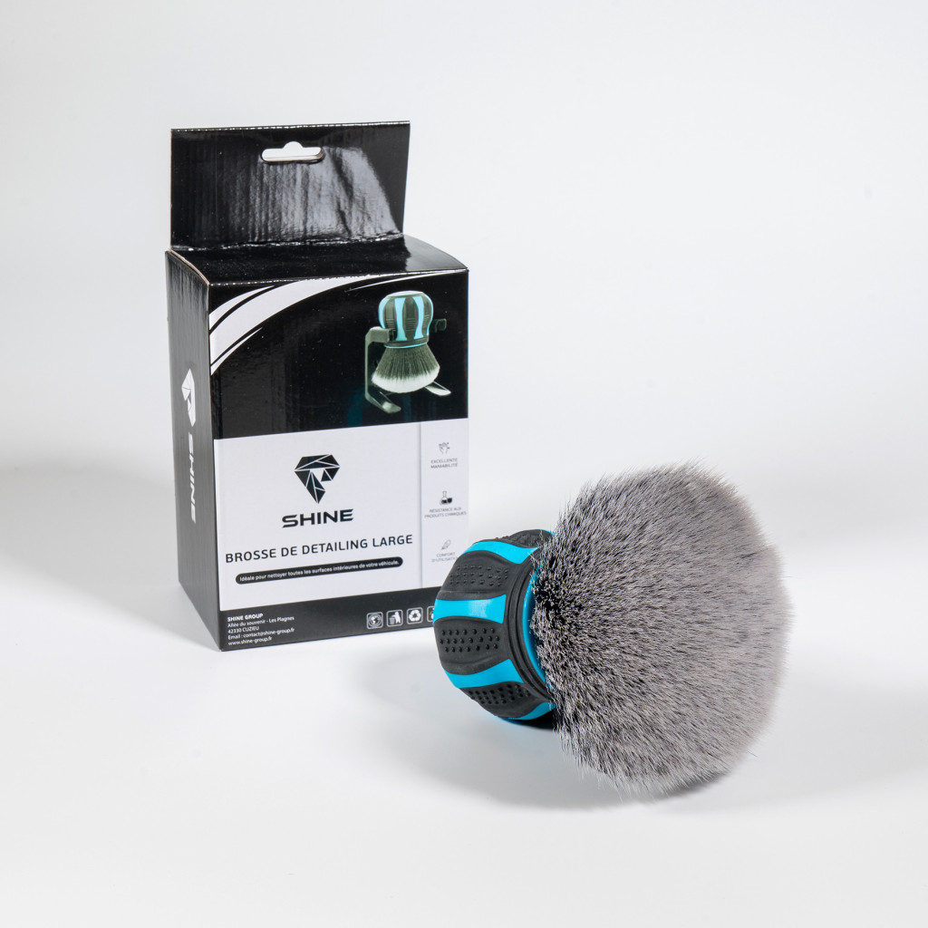 Brosse de detailing large – Nettoyage précis | Shine