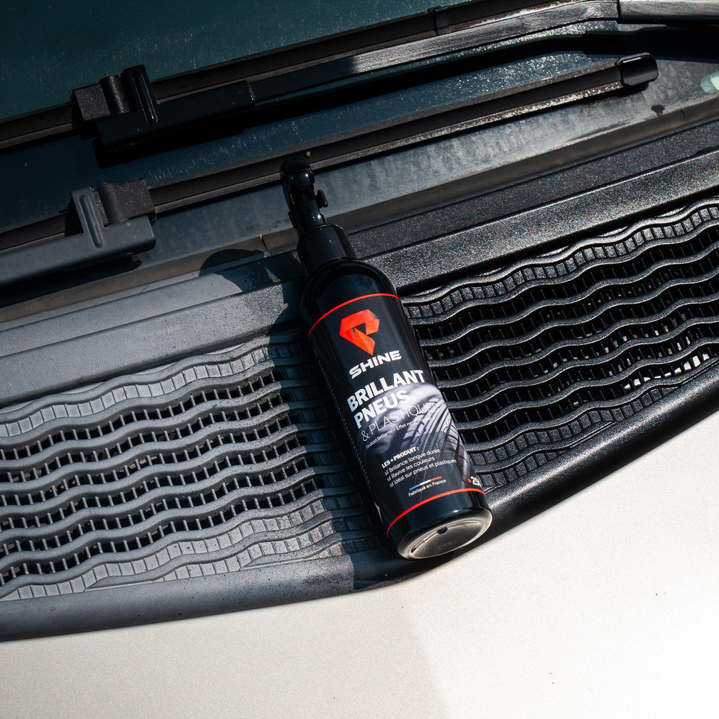 Brillant pneus et plastiques voiture – Finition durable | Shine