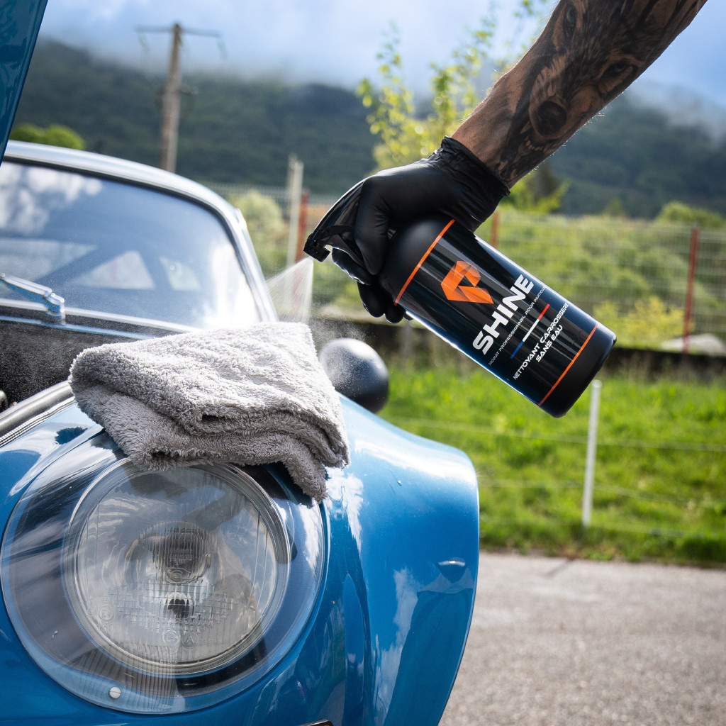 Nettoyant carrosserie sans eau Shine – Lavage auto sans rinçage