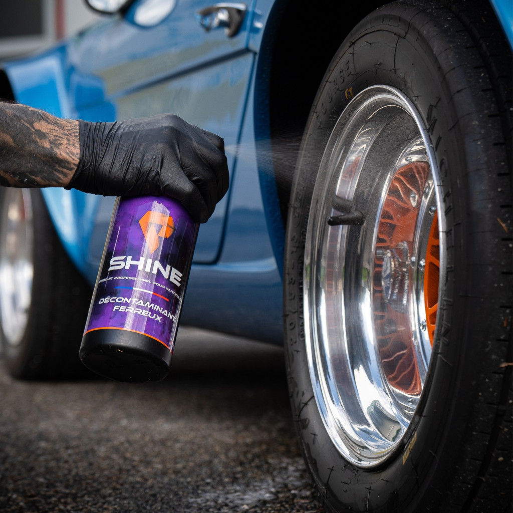Décontaminant ferreux voiture – Jantes & carrosserie | Shine