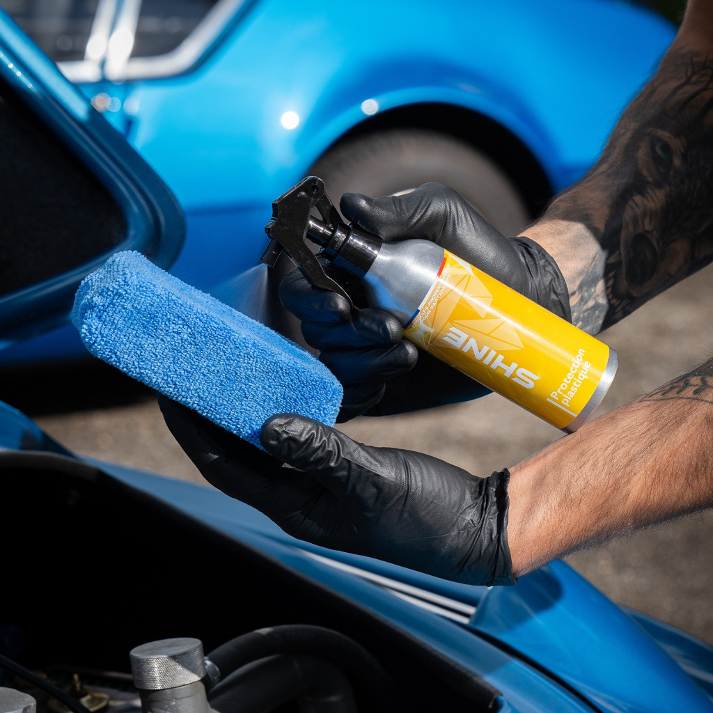 Protection plastiques intérieurs voiture – Finition naturelle | Shine