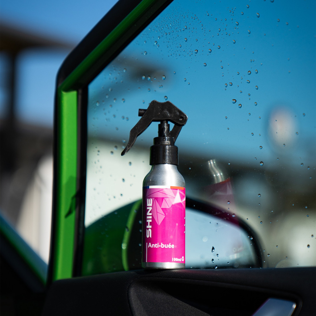 Anti-buée vitres voiture – Visibilité durable | Shine