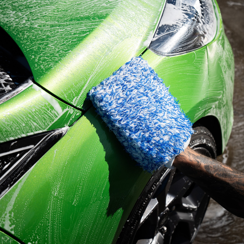 Gant microfibre Shine – Lavage carrosserie sans rayures