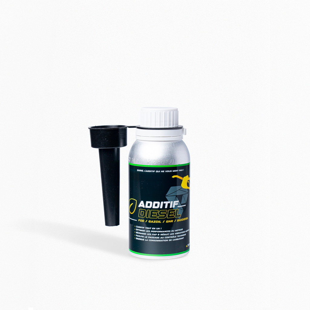 Additif Diesel Shine : Nettoyant Injecteur, FAP & réduit la consommation