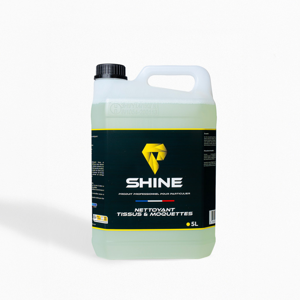 Nettoyant Tissus et moquettes Shine – Sièges et tapis auto propres