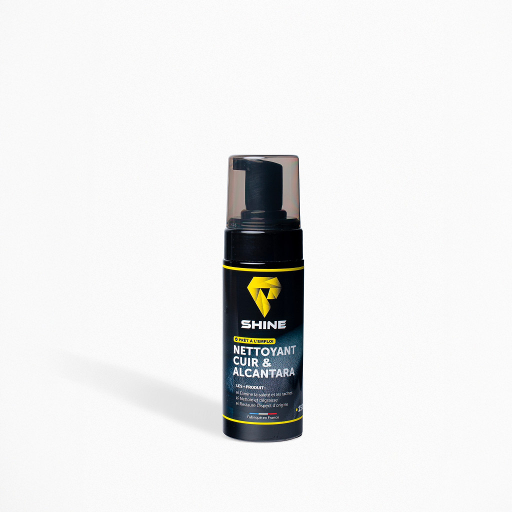 Nettoyant cuir et alcantara voiture – Doux & efficace | Shine