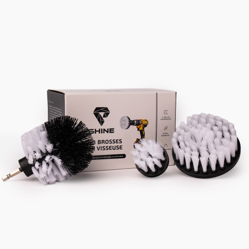 Lot de 3 brosses pour visseuse