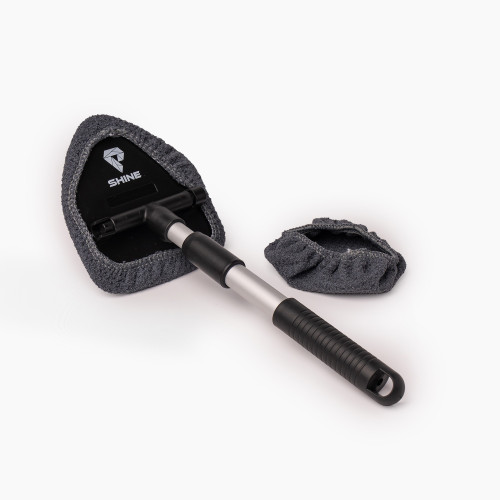 Brosse pare-brise manche extensible Shine – Nettoyage vitres auto