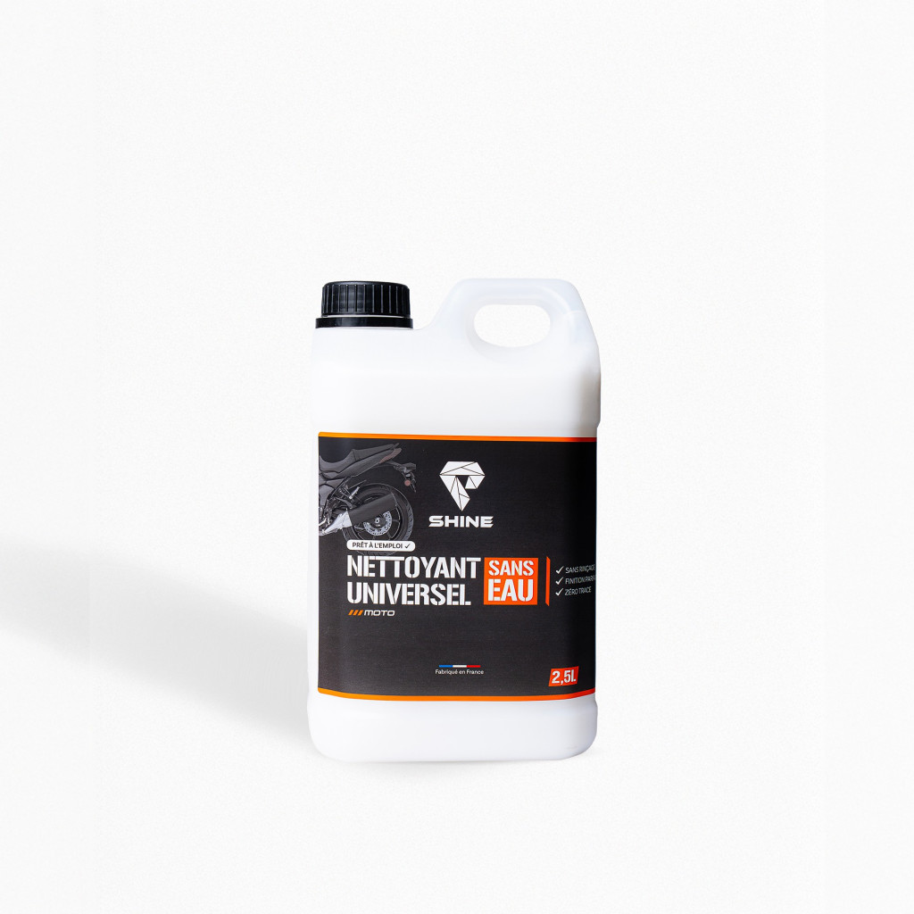 Nettoyant sans eau universel moto
