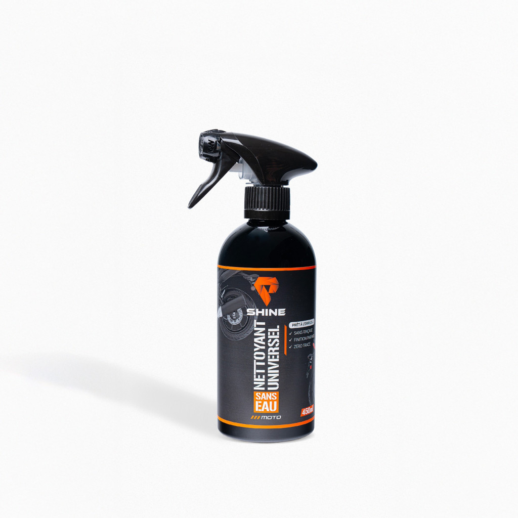 Nettoyant sans eau universel moto