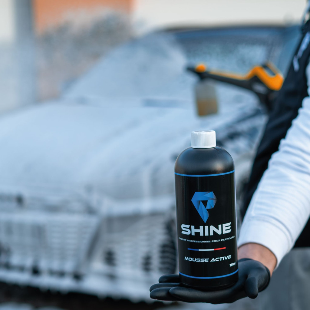 Mousse active voiture – Prélavage efficace & sécurisé | Shine
